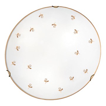 Kolarz 731.12.4.160 - Zidna svjetiljka NONNA 2xE27/60W/230V Ø 40 cm cvjetni motiv ružičasto zlato