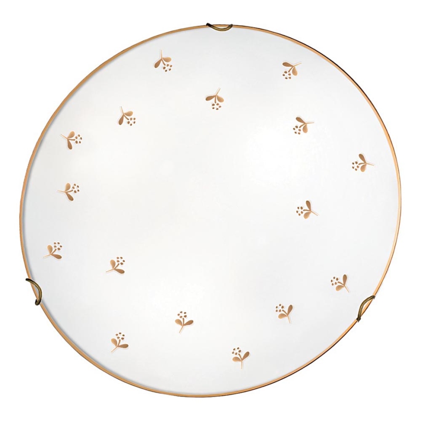 Kolarz 731.12.4.160 - Zidna svjetiljka NONNA 2xE27/60W/230V Ø 40 cm cvjetni motiv ružičasto zlato