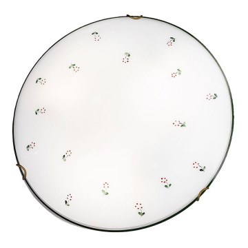 Kolarz 731.13.4.70 - Stropna svjetiljka NONNA 3xE27/60W/230V pr. 50 cm zelena