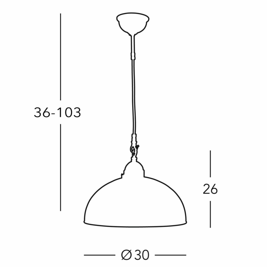 Kolarz 731.30.101 - Luster na sajli NONNA 1xE27/75W/230V pr. 30 cm jeleni zelena
