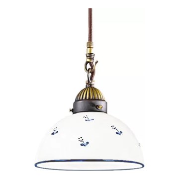 Kolarz 731.30.16 - Luster na užetu NONNA 1xE27/75W/230V promjer 20 cm plava