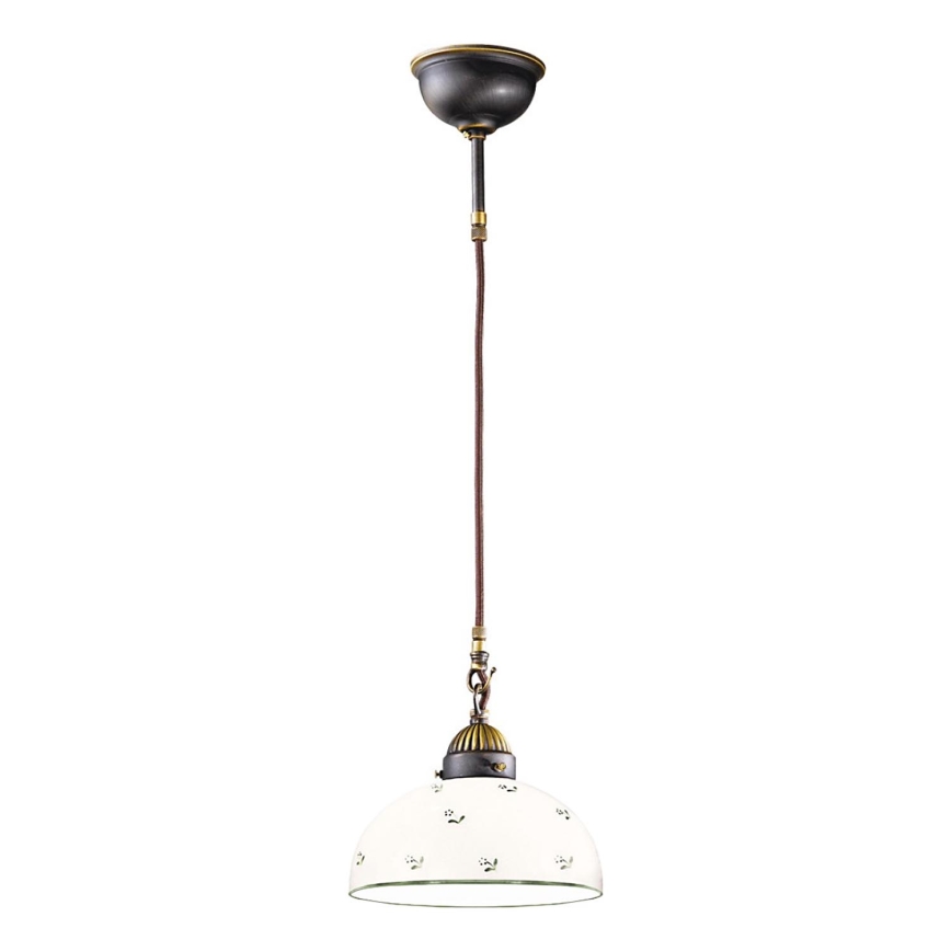Kolarz 731.30.20 - Luster na sajli NONNA 1xE27/75W/230V pr. 20 cm zelena