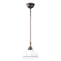 Kolarz 731.30.24 - Luster na užetu NONNA 1xE27/75W/230V promjer 30 cm plava