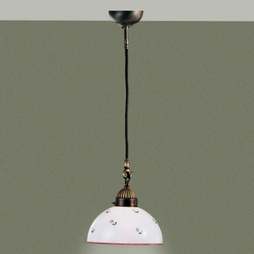 Kolarz 731.30.69 - Luster na sajli NONNA 1xE27/75W/230V pr. 20 cm crvena