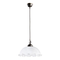 Kolarz 731.30.74 - Luster na sajli NONNA 1xE27/75W/230V bijela