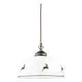 Kolarz 731.32.102 - Luster na užetu NONNA 1xE27/75W/230V promjer 36 cm jelenje zelena
