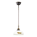 Kolarz 731.32.139 - Luster na užetu NONNA 1xE27/75W/230V promjer 36 cm vino/jagode