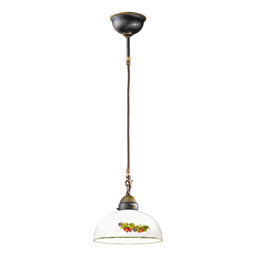 Kolarz 731.32.139 - Luster na užetu NONNA 1xE27/75W/230V promjer 36 cm vino/jagode