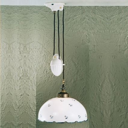 Kolarz 731.33.18 - Luster na sajli NONNA 1xE27/75W/230V plava