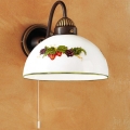 Kolarz 731.61.121 - Zidna lampa NONNA 1xE27/75W/230V vino/jagode