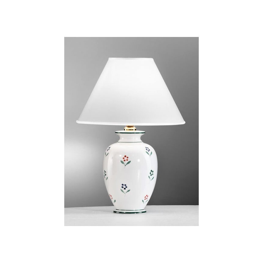 Kolarz 731.70K - Stolna lampa NONNA 1xE27/100W/230V bijela