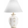 kolarz 731.70W.160 - Stolna lampa NONNA, 1xE27/100W/230V, cvjetni uzorak, bijela/zlatna