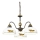 Kolarz 731.83.121 - Luster na lancu NONNA 3xE27/75W/230V vino/jagode