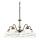 Kolarz 731.85.100 - Luster na lancu NONNA 5xE27/75W/230V jeleni zelena