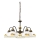 Kolarz 731.85.126 - Luster na lancu NONNA 5xE27/75W/230V limuni