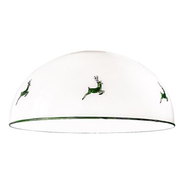 Kolarz 731.G101 - Zamjensko staklo za luster NONNA E27, promjer 30 cm, jelenasta zelena