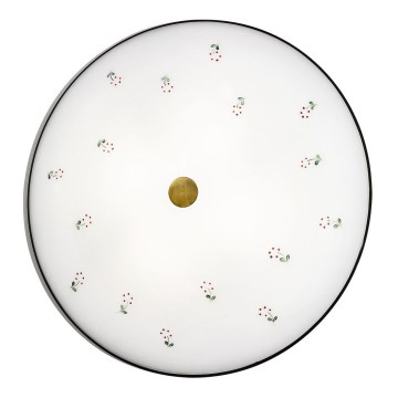Kolarz 731.U14.4.70- Stropna svjetiljka NONNA 4xE27/60W/230V pr. 54 cm zelena/mesing