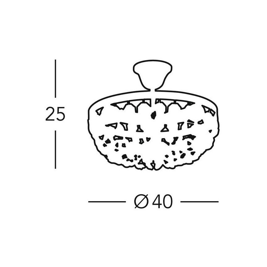 Kolarz 960.16K.5 - Kristalni viseći luster VALERIE 6xE14/40W/230V