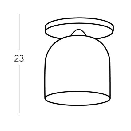 Kolarz A1352.11.G - Nadgradni luster NONNA 1xE27/60W/230V hrast/bijela/zelena