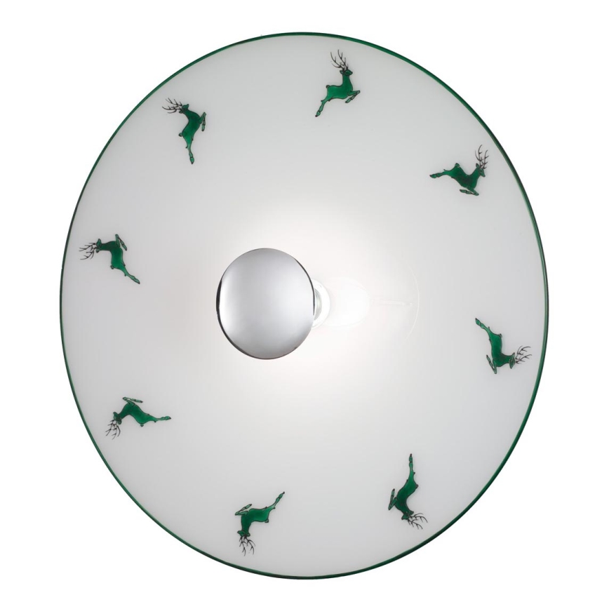 Kolarz A1353.61.XL.5.G.100 - Zidno svjetlo NONNA 1xE27/100W/230V jelenje zelena