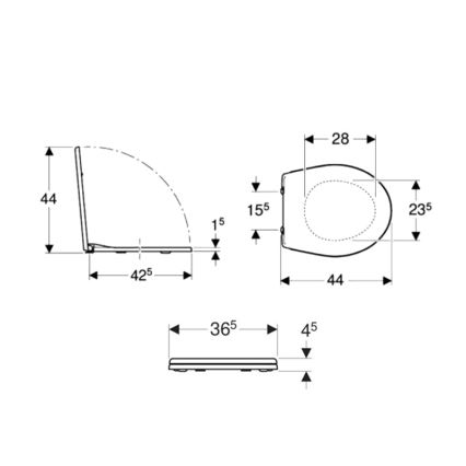 Kolo K90111000 - WC daska Rekord duroplast/bijela