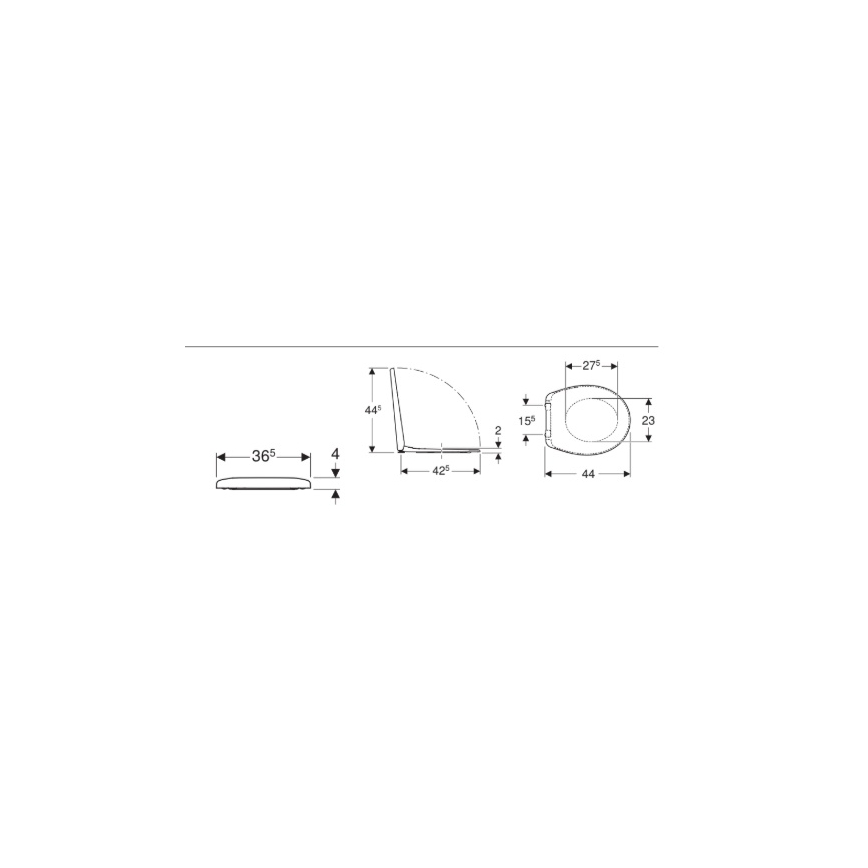 Kolo K90123000 - Daska za WC Rekord duroplast/bijela