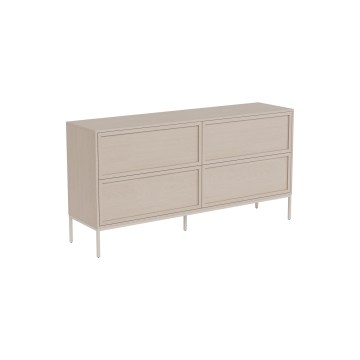 Komoda ALIN 157 x 40 cm u boji taupe
