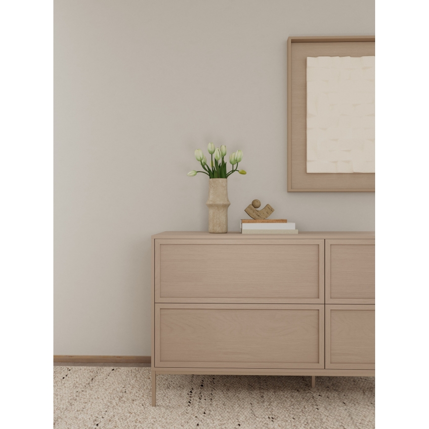 Komoda ALIN 157 x 40 cm u boji taupe