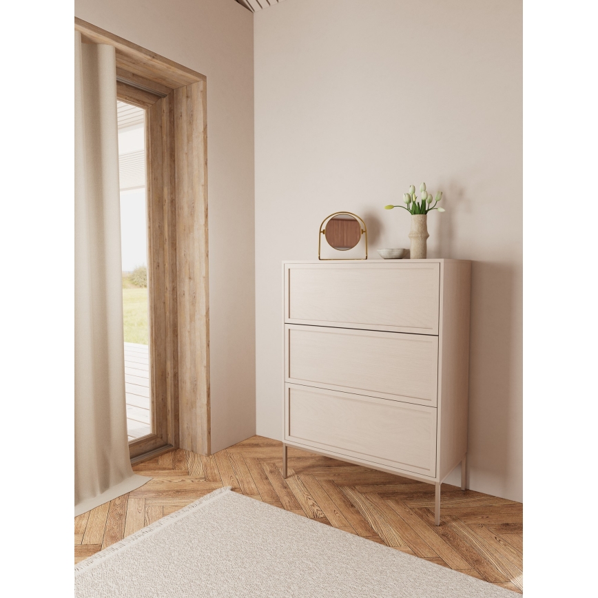 Komoda ALIN 80 x 40 cm, taupe