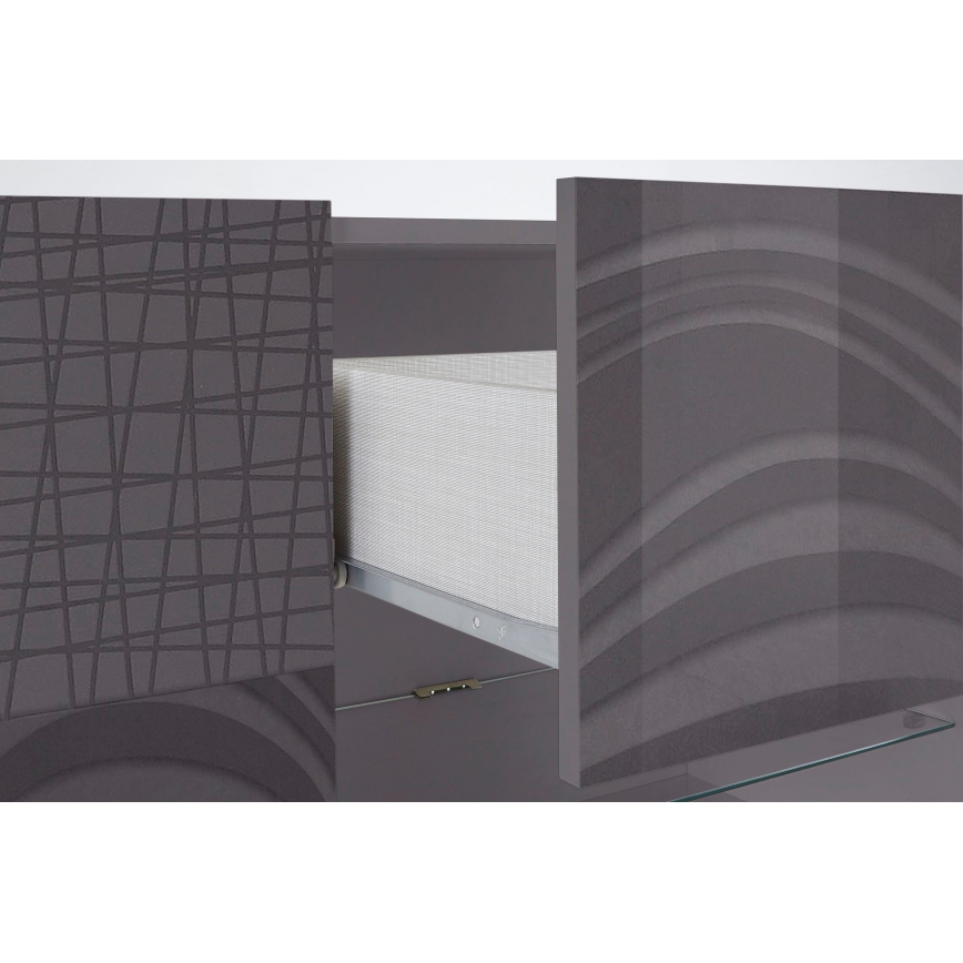 Komoda ARIA antracit