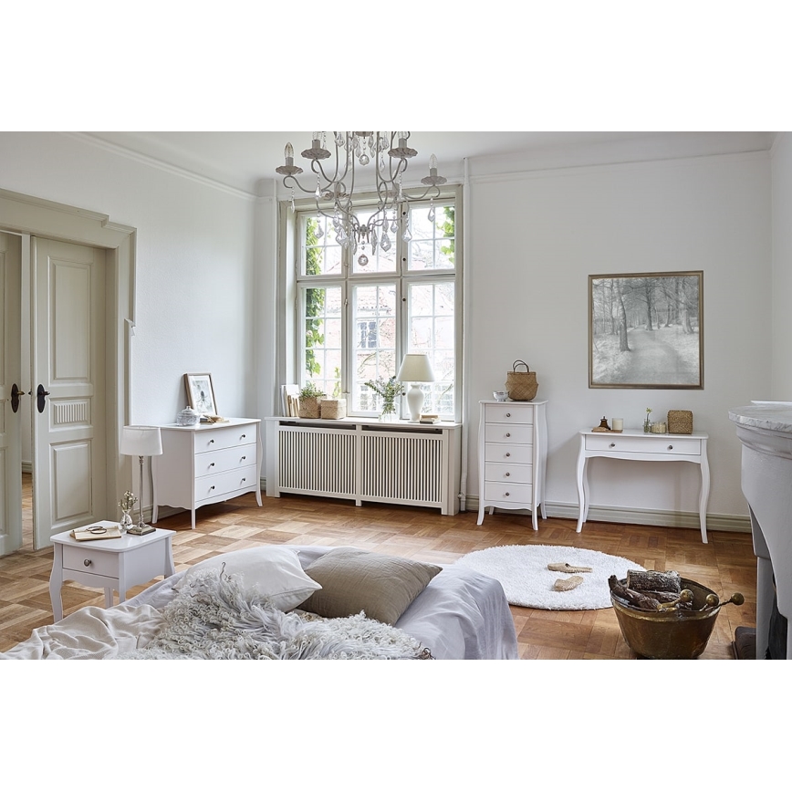 Komoda BAROQUE 80x96,5 cm bijela