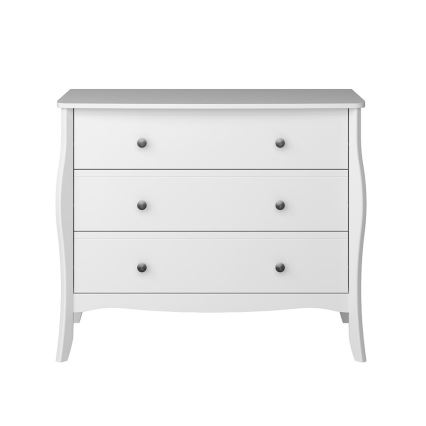 Komoda BAROQUE 80x96,5 cm bijela