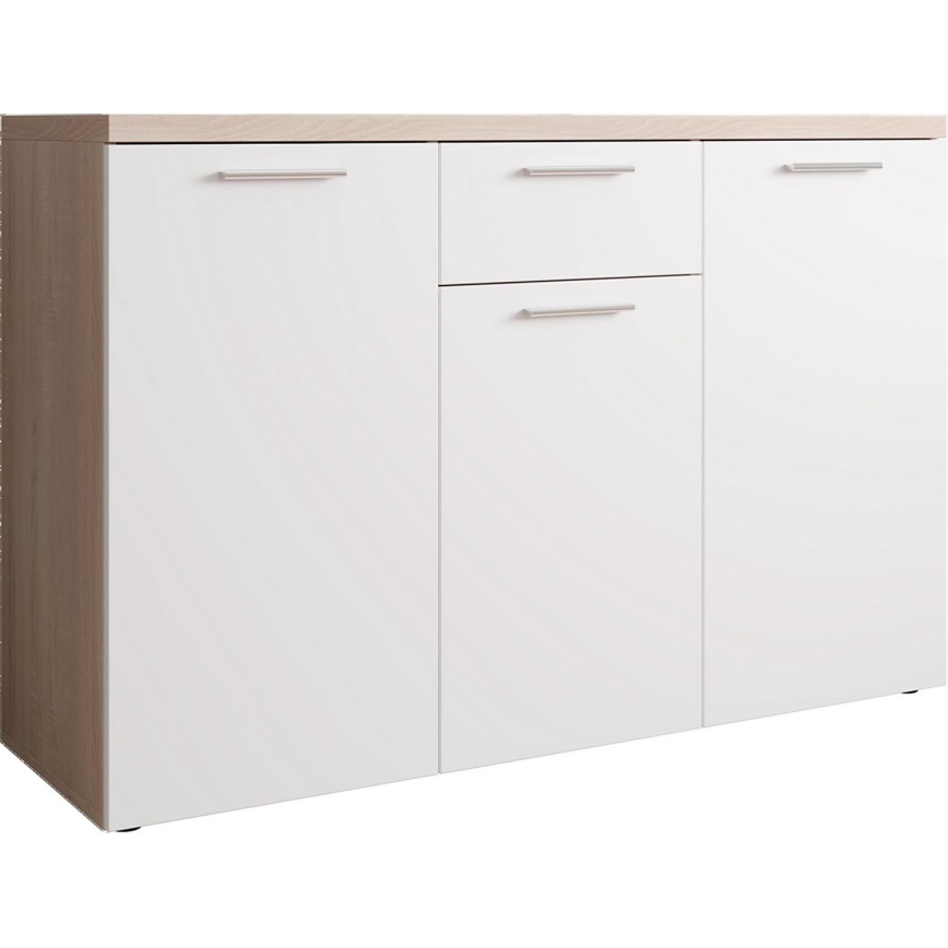 Komoda BRUNO hrast sonoma/bijela