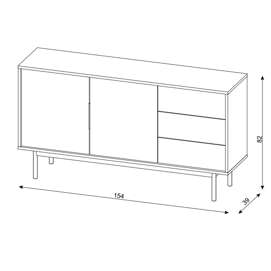Komoda ELI u bež boji
