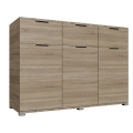 Komoda HOPE 120x78x35 cm hrast sonoma