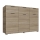 Komoda HOPE 120x78x35 cm hrast sonoma