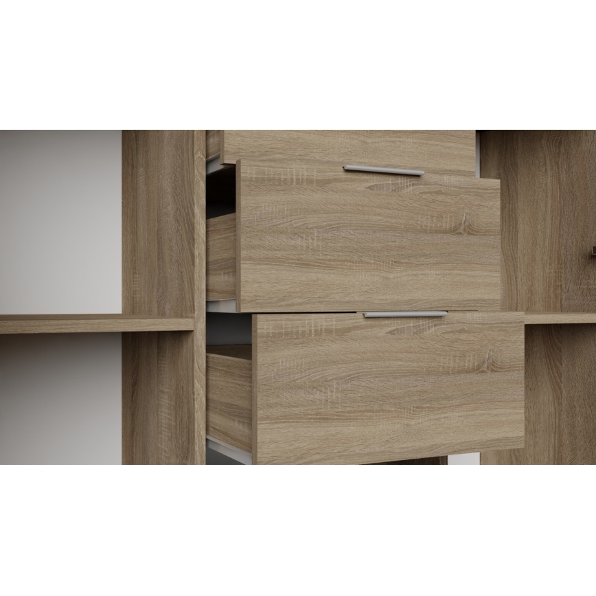 Komoda HOPE 120x78x35 hrast sonoma
