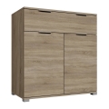 Komoda HOPE 80x78x35 cm hrast sonoma