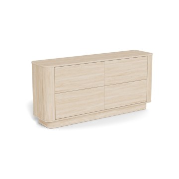 Komoda MADERA 160x75 cm bijeli hrast