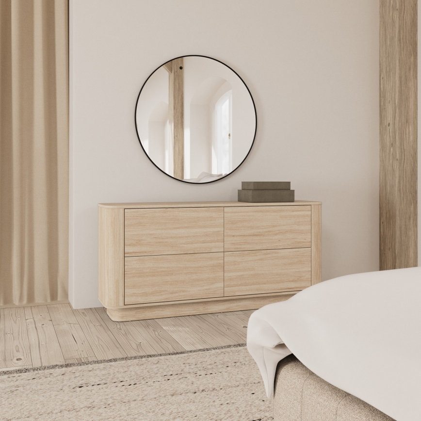 Komoda MADERA 160x75 cm bijeli hrast