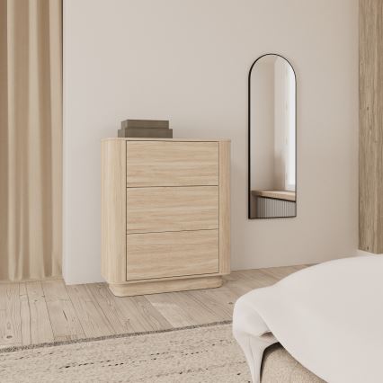 Komoda MADERA 90x107 cm bijeli hrast