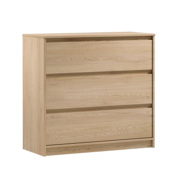 Komoda MIYABI 92x86x40 cm hrast Cremona