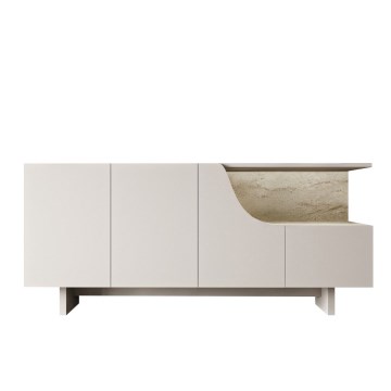 Komoda ORBIS 180x40 cm krem/bež
