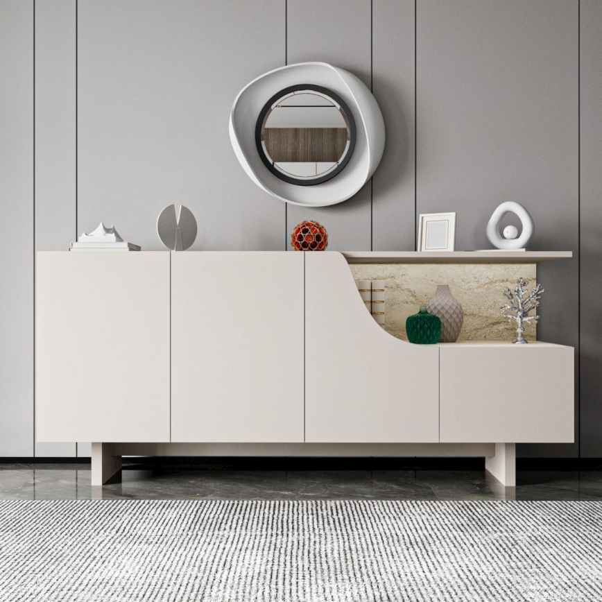 Komoda ORBIS 180x40 cm krem/bež