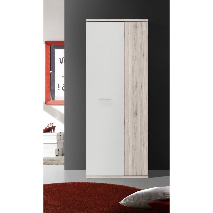 Komoda/ormar za cipele SIMO bijela/taupe