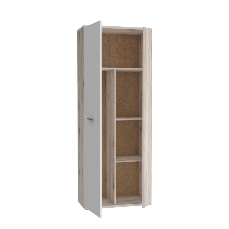 Komoda/ormar za cipele SIMO bijela/taupe