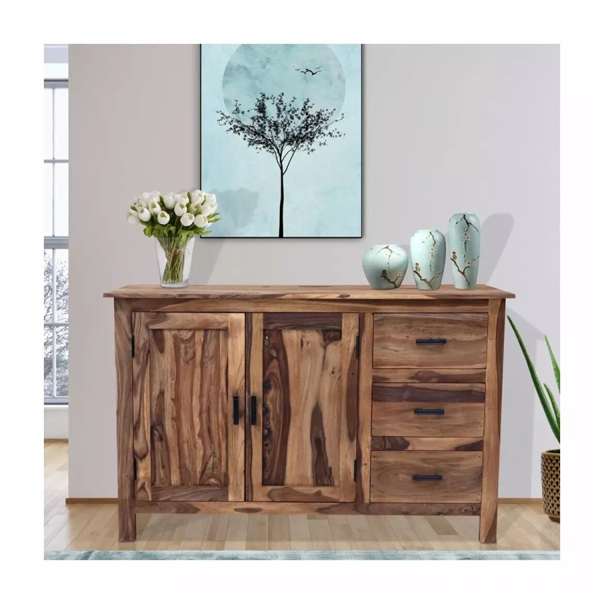 Komoda RAMI 90x140 cm masivni/palisander