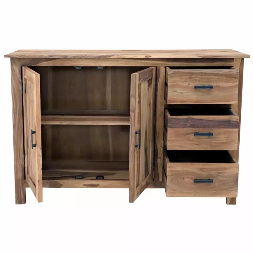 Komoda RAMI 90x140 cm masivni/palisander