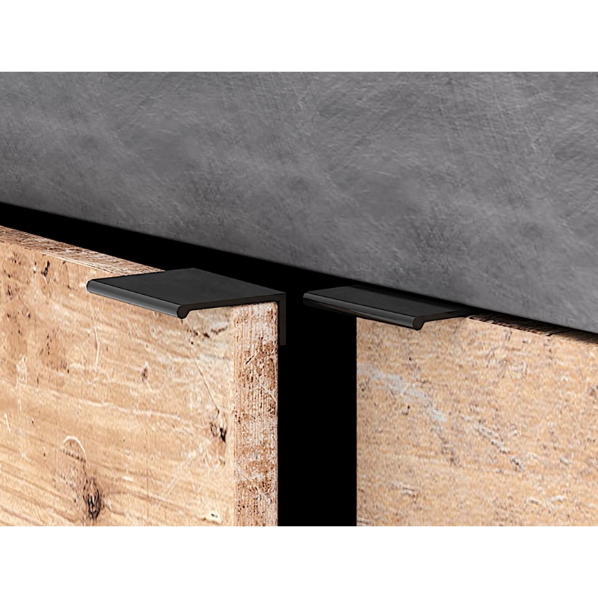 Komoda RUNEA svijetlo smeđa/antracit