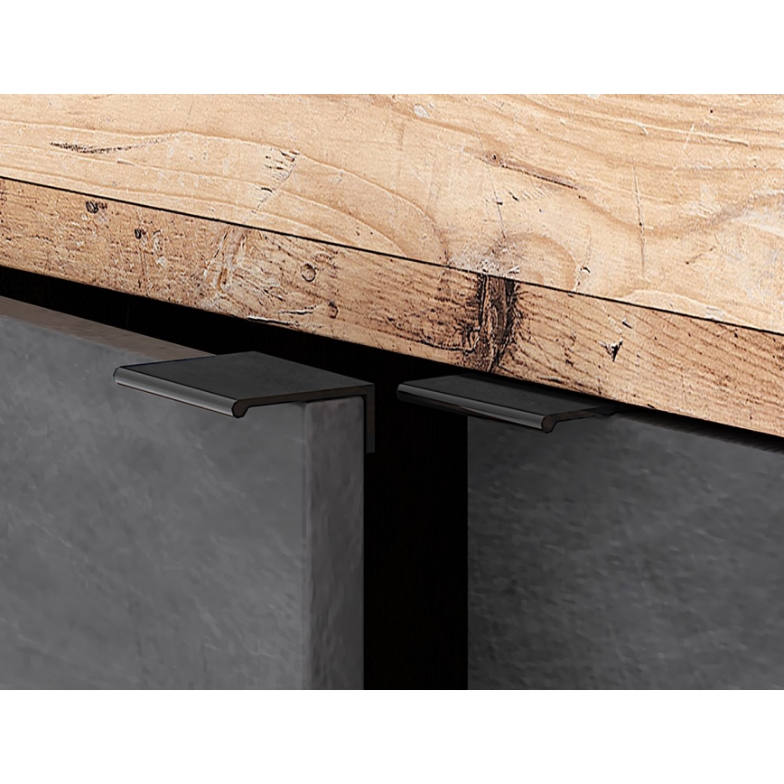 Komoda RUNEA svijetlo smeđa/antracit